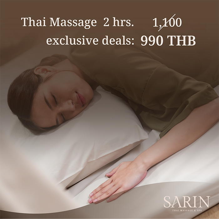 monthly promotions SARIN THAI MASSAGE AND SPA